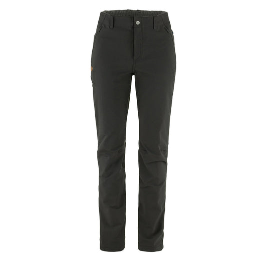 Fjallraven Womens Abisko Winter Stretch Reg Leg Trousers Black