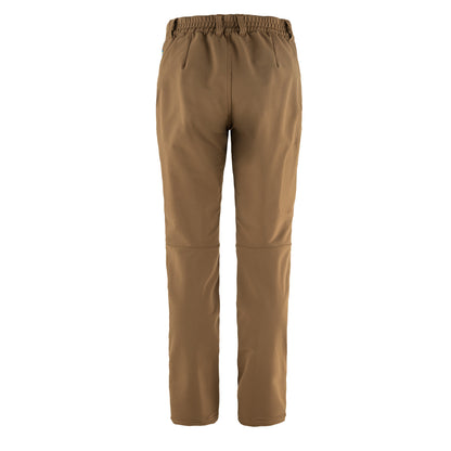 Fjallraven Womens Abisko Winter Stretch Trousers Wood Brown