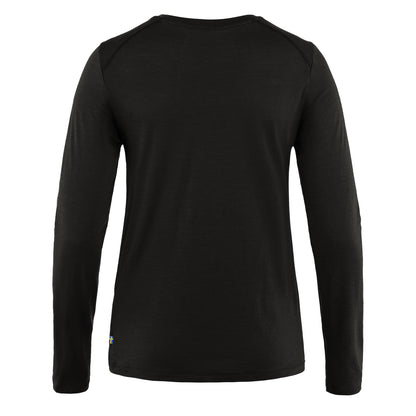 Fjallraven Womens Abisko Wool LS Black