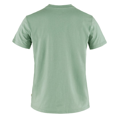 Fjallraven Womens Fox Boxy Logo Tee Misty Green - The Sporting Lodge