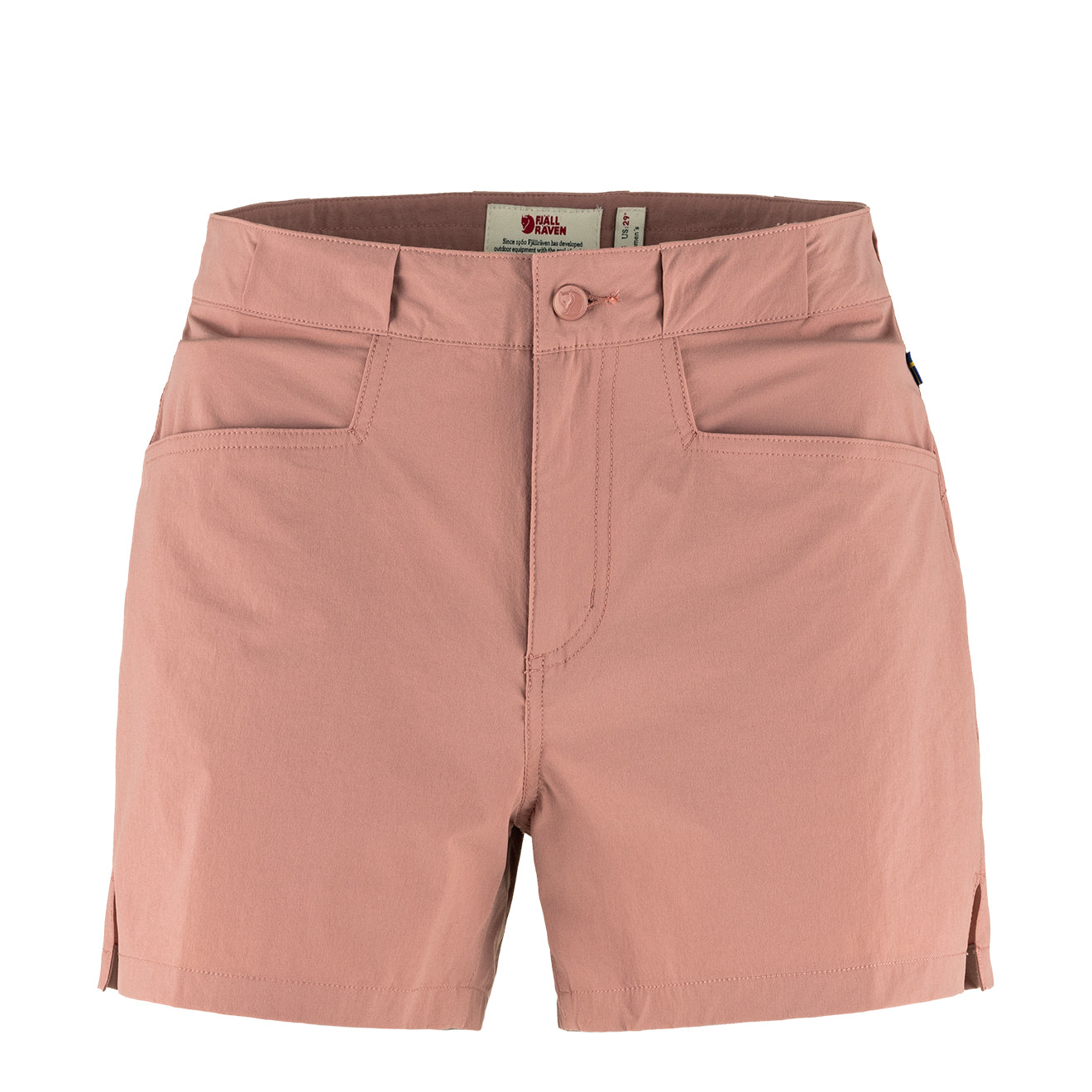 Fjallraven Womens High Coast Lite Shorts Dusty Rose - The Sporting Lodge