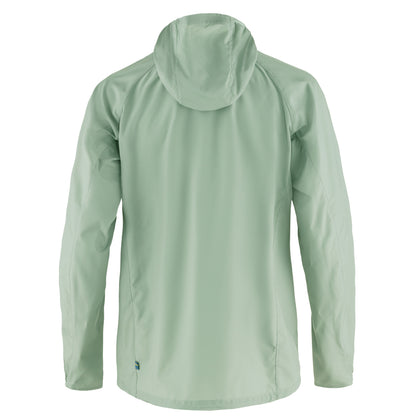 Fjallraven Womens High Coast Wind Hoodie Misty Green - The Sporting Lodge