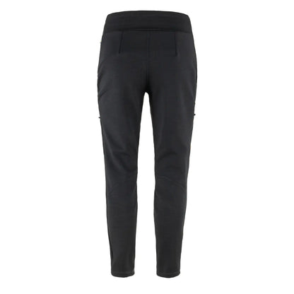 Fjallraven Womens Keb Fleece Trousers Black - The Sporting Lodge