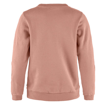 Fjallraven Womens Logo Sweater Dusty Rose / Port - The Sporting Lodge