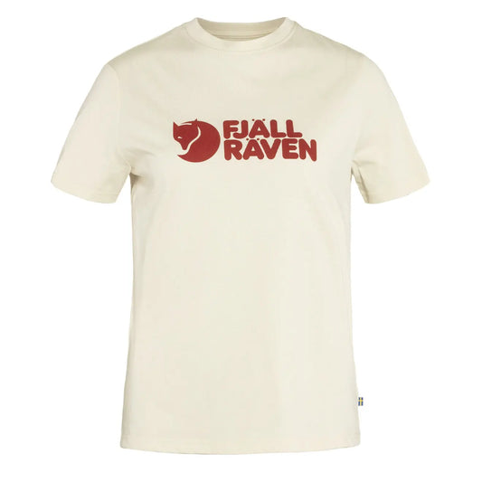 Fjallraven Womens Logo T-Shirt Chalk White - The Sporting Lodge