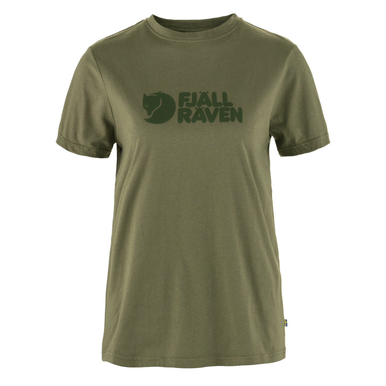 Fjallraven Womens Logo T-Shirt Green - The Sporting Lodge