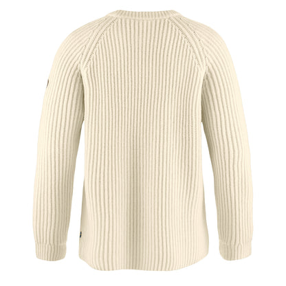 Fjallraven Womens Ovik Rib Sweater Chalk White