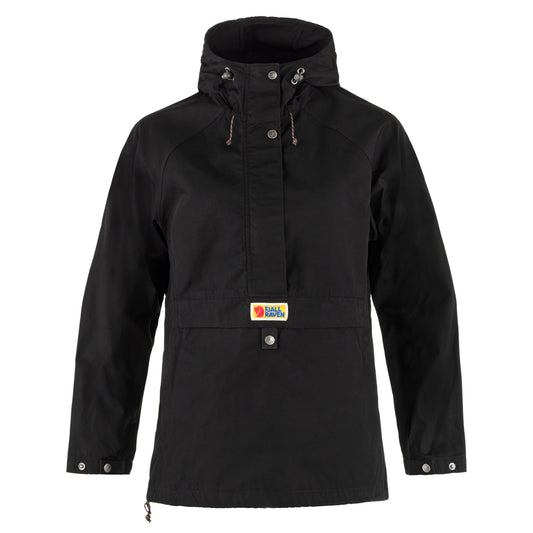 Fjallraven Womens Vardag Anorak Black - The Sporting Lodge