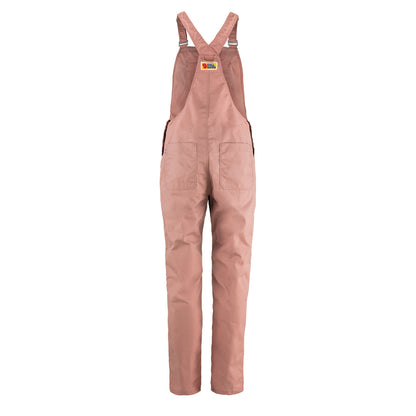 Fjallraven Womens Vardag Dungaree Trousers Dusty Rose - The Sporting Lodge