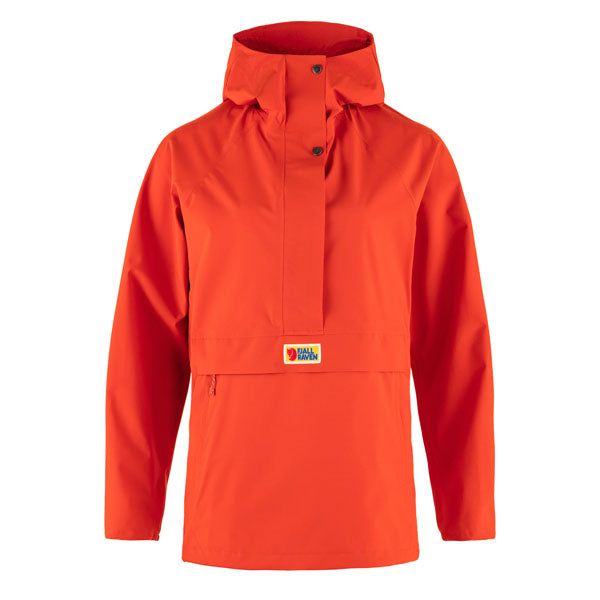 Fjallraven Womens Vardag Hydratic Anorak Flame Orange - The Sporting Lodge