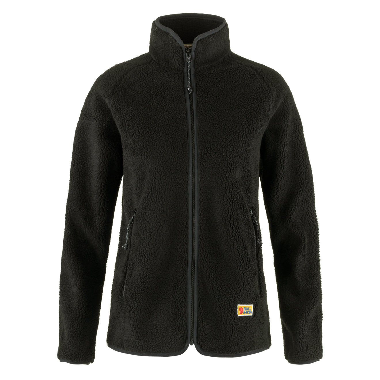 Fjallraven Womens Vardag Pile Fleece Black - The Sporting Lodge