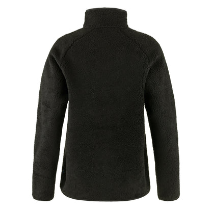 Fjallraven Womens Vardag Pile Fleece Black - The Sporting Lodge