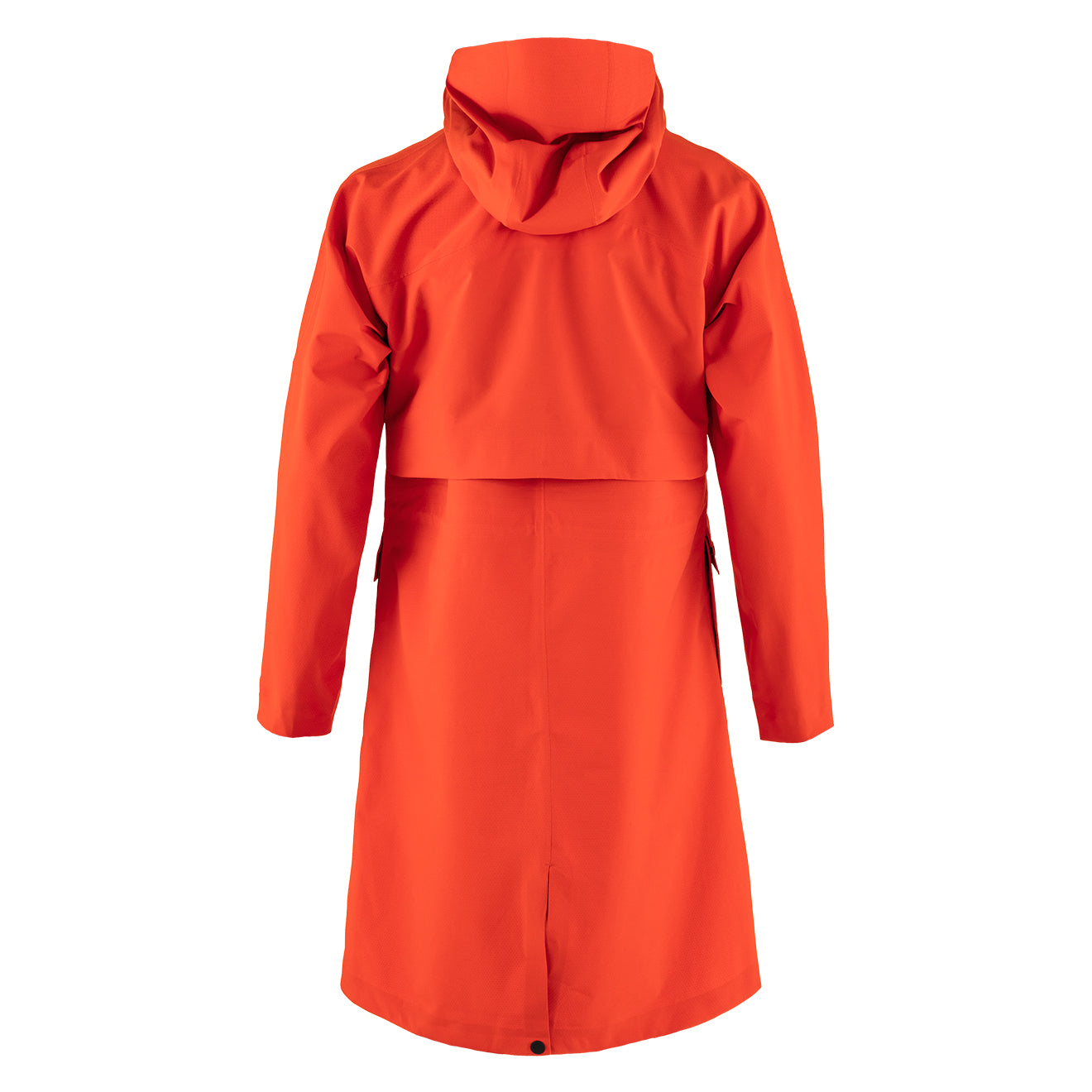 Fjallraven Womens Vardag Rain Parka Flame Orange - The Sporting Lodge