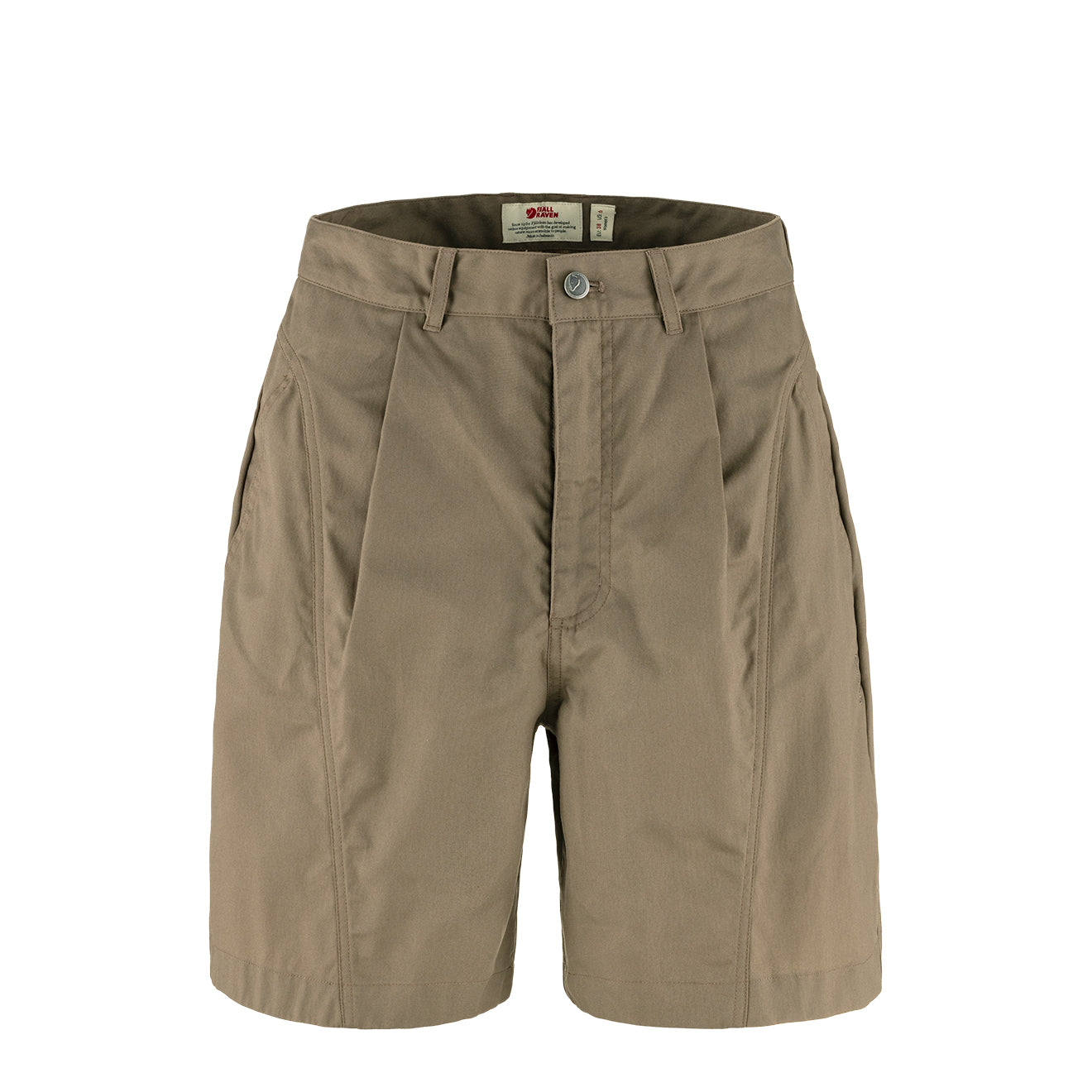 Fjallraven Womens Vardag Shorts Suede Brown - The Sporting Lodge