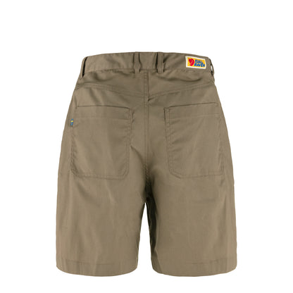 Fjallraven Womens Vardag Shorts Suede Brown - The Sporting Lodge