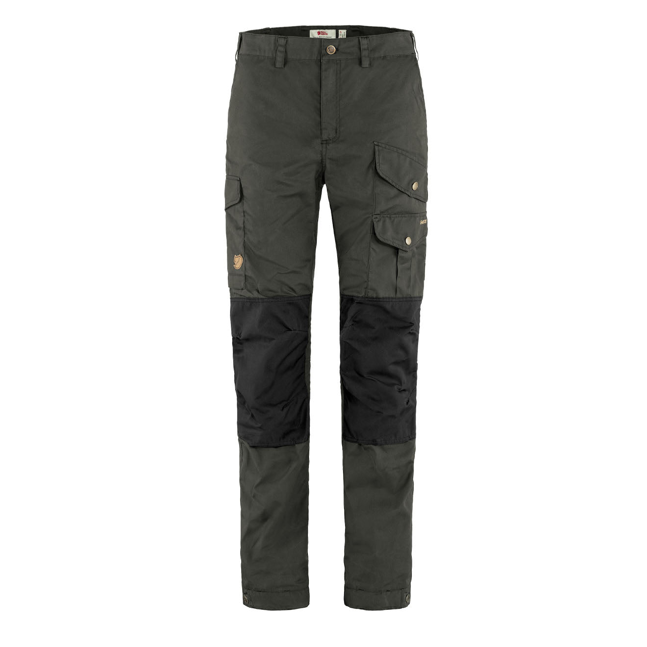 Fjallraven Womens Vidda Pro Trousers Short Dark Grey / Black