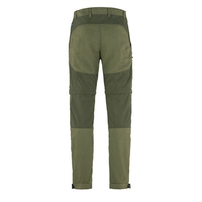 Fjallraven Abisko Lite Trekking Zip-Off Regular Trousers Green-Laurel Green - The Sporting Lodge