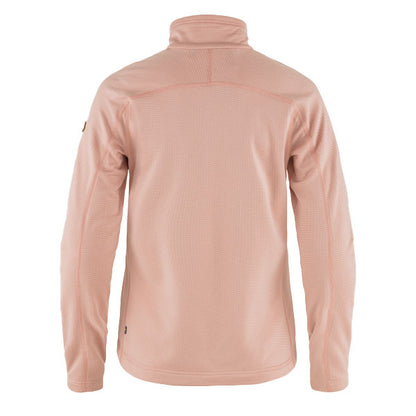 Fjallraven Womens Abisko Lite Fleece Jacket Chalk Rose - The Sporting Lodge