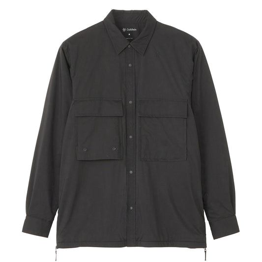 Goldwin Pertex Double Cloth Field Warm Shirt Black - The Sporting Lodge