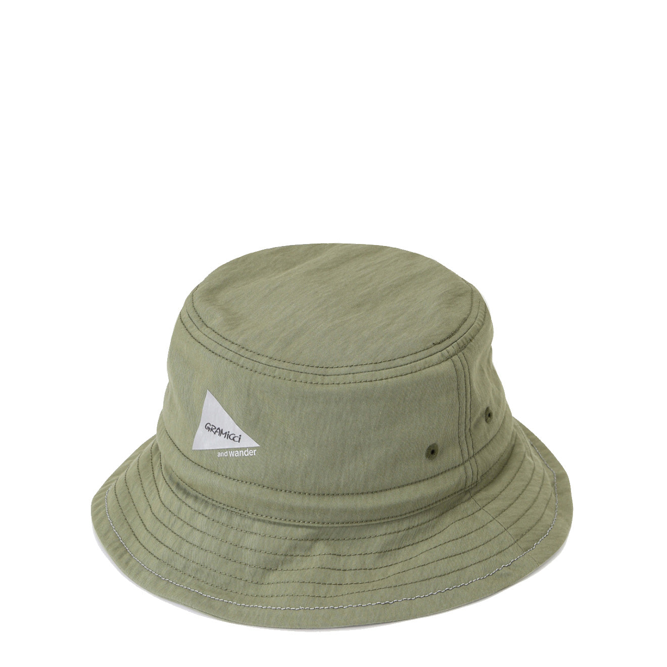 Gramicci x And Wander Nyco Hat Olive - The Sporting Lodge