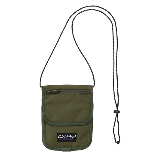 Gramicci Cordura Neck Pouch Olive - The Sporting Lodge