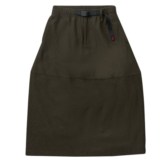 Gramicci Womens Wool Paneled Skirt Umber Wool - The Sporting Lodge