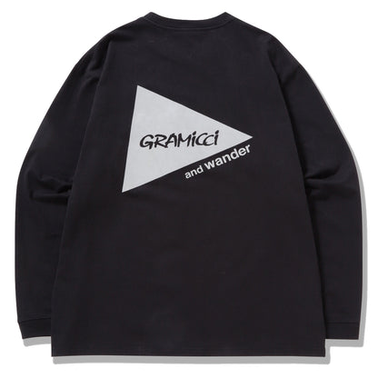 Gramicci x And Wander Backprint L/S Tee Black