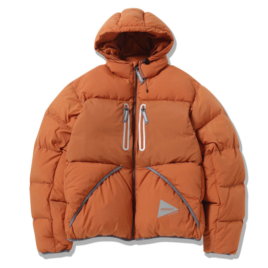 Gramicci x And Wander Down Jacket Orange