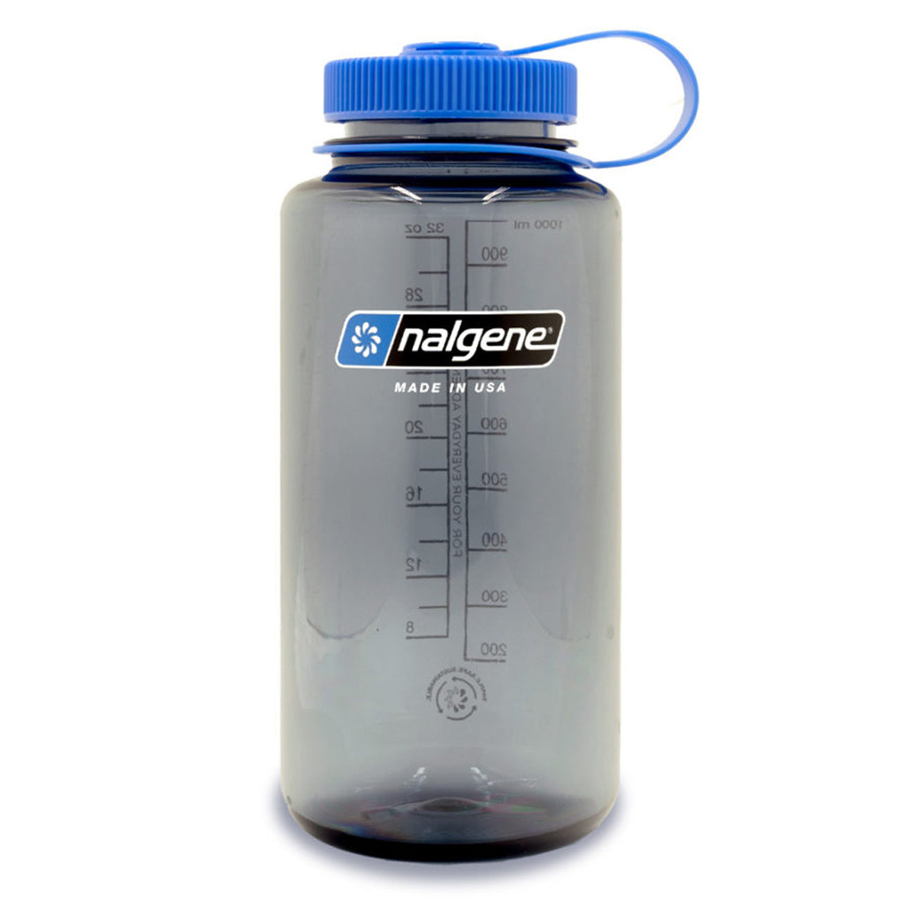 Nalgene Wide Mouth 1L Tritan Sustain Bottle Gray - The Sporting Lodge