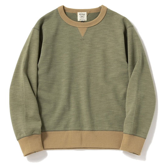 Jackman GG Sweat Crewneck Olive / Ocher - The Sporting Lodge