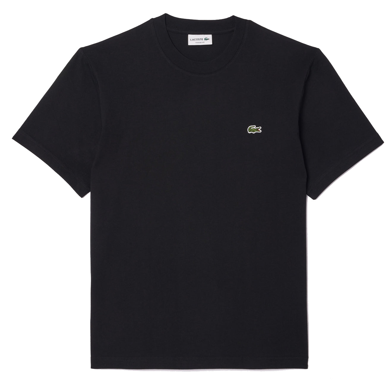 Lacoste Classic Fit Cotton Jersey T-shirt Black - The Sporting Lodge