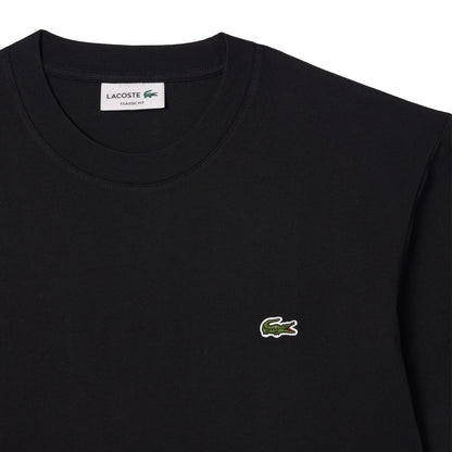 Lacoste Classic Fit Cotton Jersey T-shirt Black - The Sporting Lodge