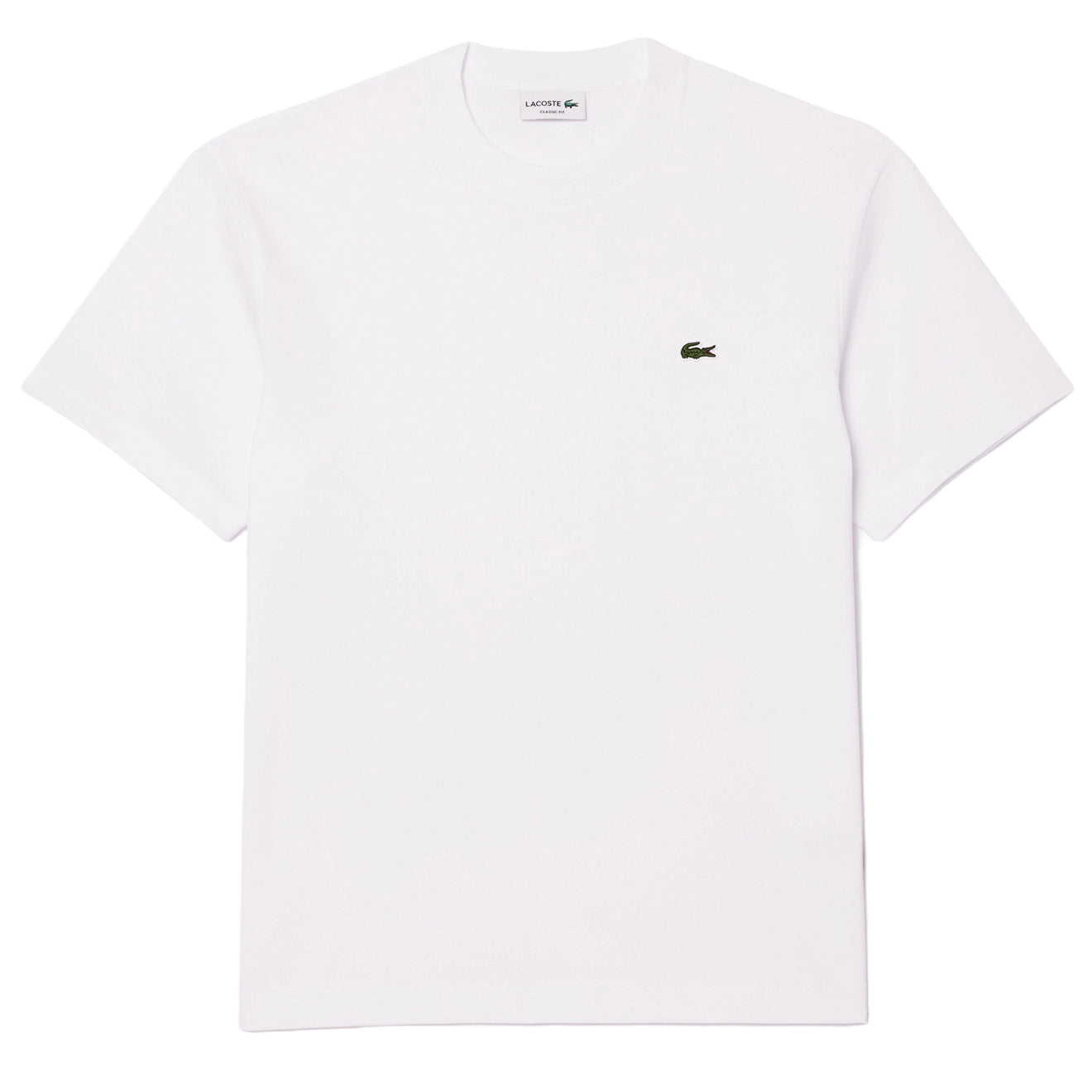 Lacoste Classic Fit Cotton Jersey T-shirt White - The Sporting Lodge