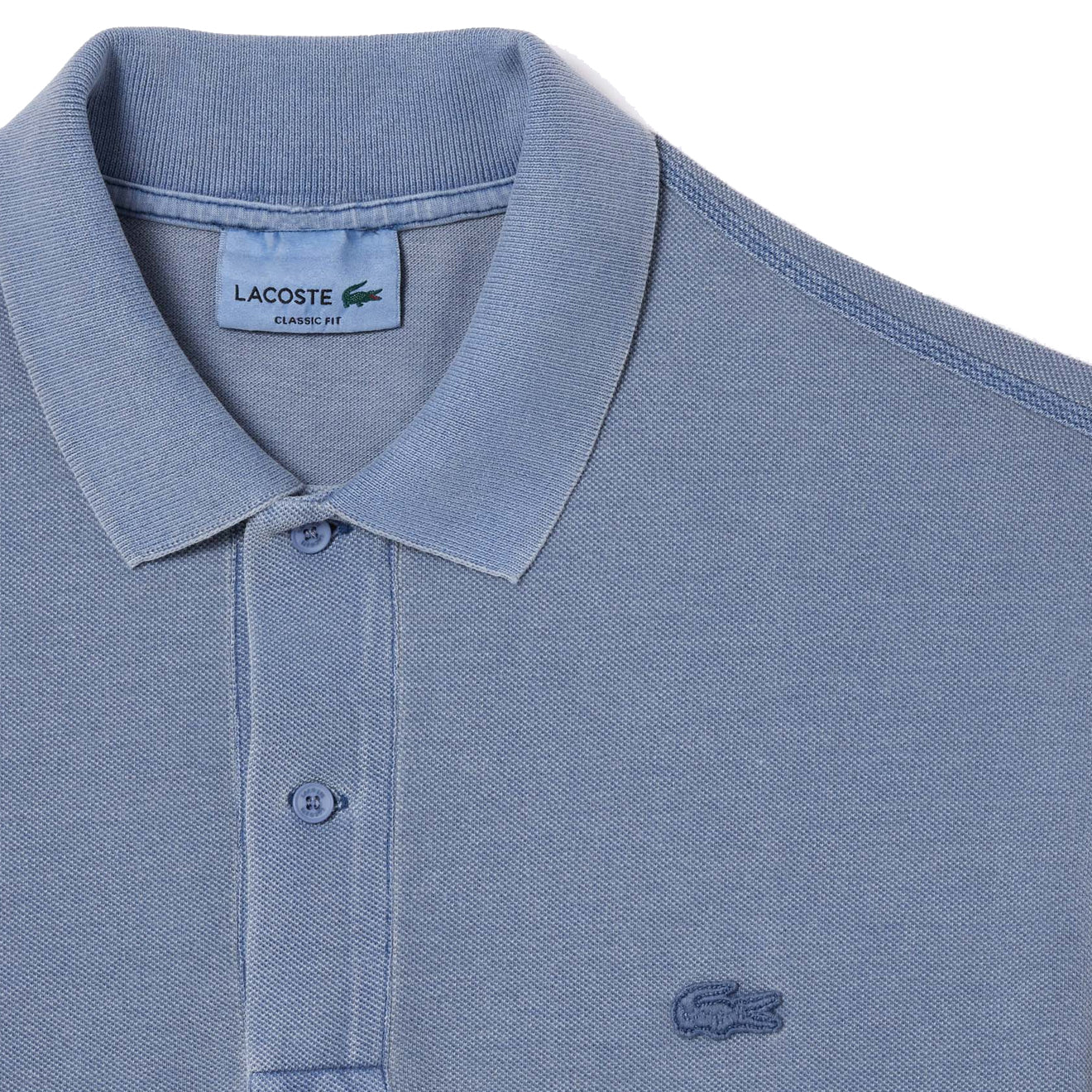 Lacoste Classic Fit Cotton Pique Polo Shirt Eco Stonewash - The Sporting Lodge