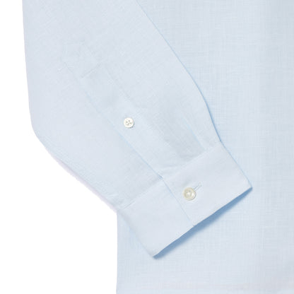 Lacoste Linen Shirt Light Blue - The Sporting Lodge