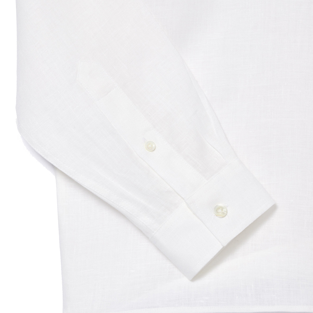 Lacoste Linen Shirt White - The Sporting Lodge