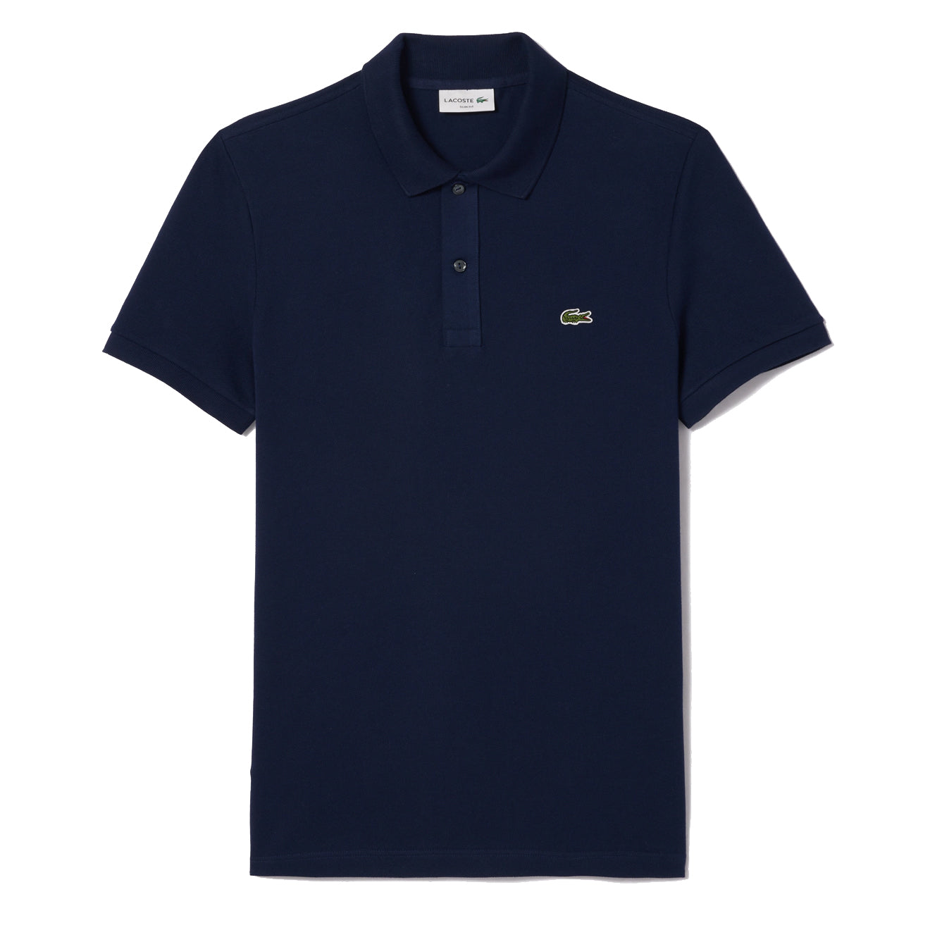 Lacoste Original L.12.12 Petit Piqu√© Cotton Polo Shirt Midnight Blue - The Sporting Lodge