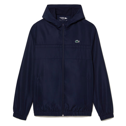 Lacoste Zipped Sport Training Jacket Navy Blue - The Sporting Lodge