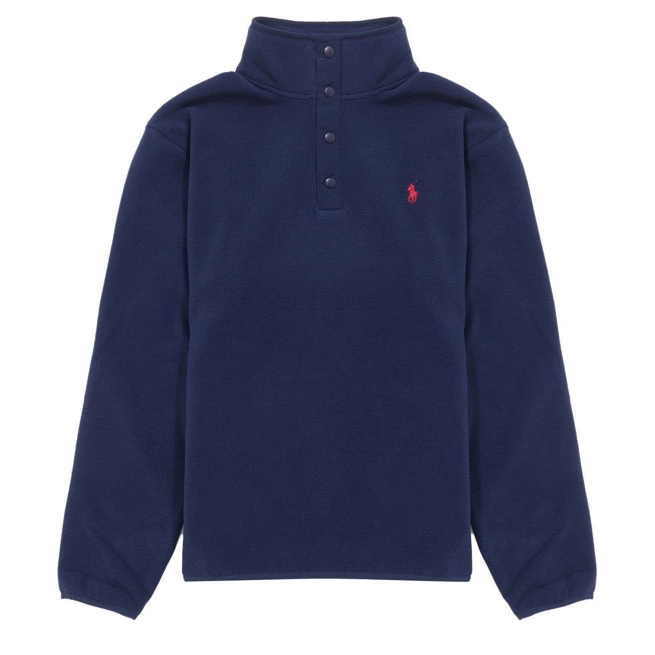 Fleece polo neck hotsell