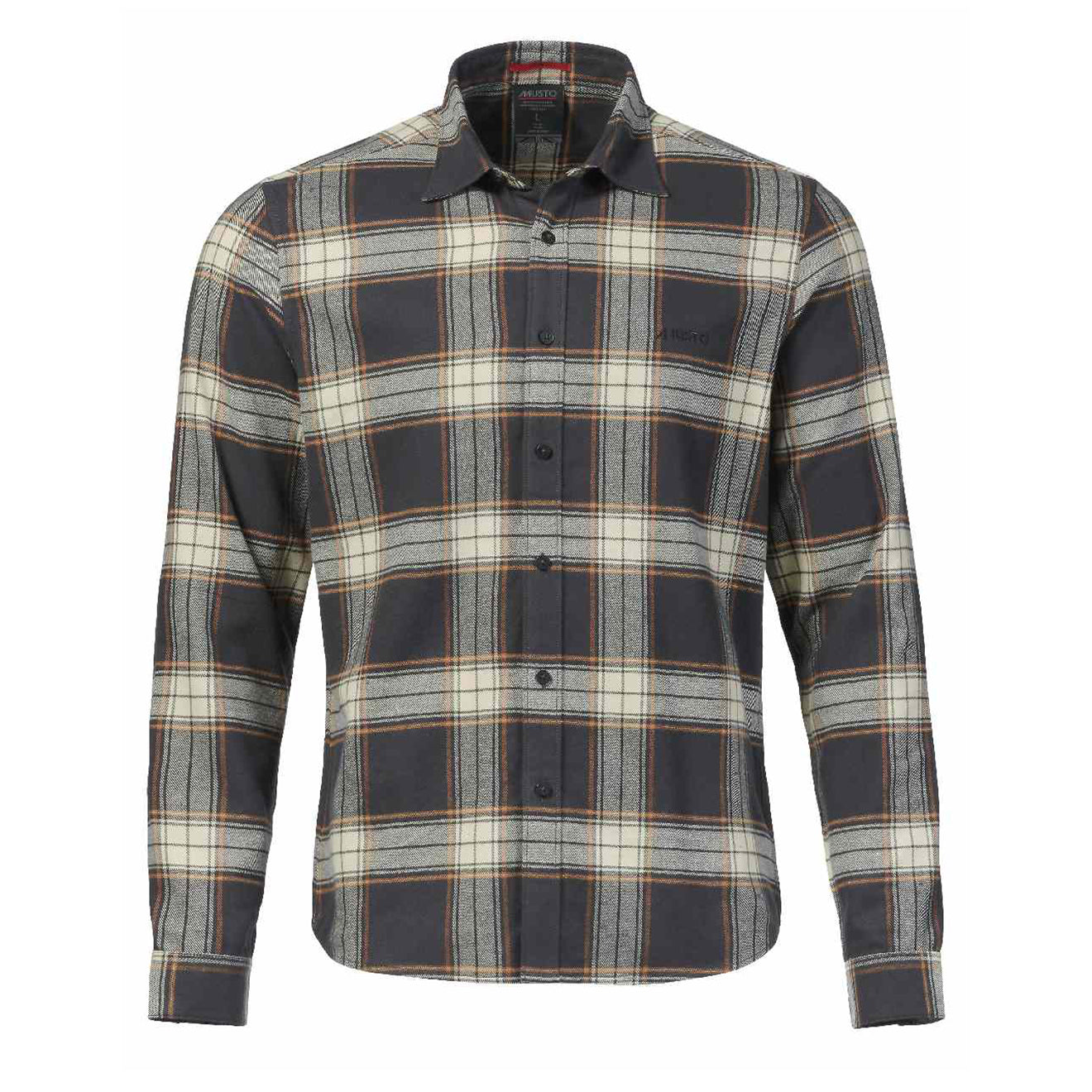 Musto L/S Plaid Shirt Carbon - The Sporting Lodge