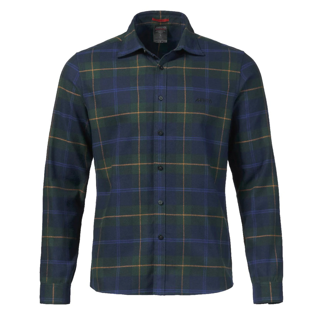 Musto L/S Plaid Shirt Darkest Spruce - The Sporting Lodge