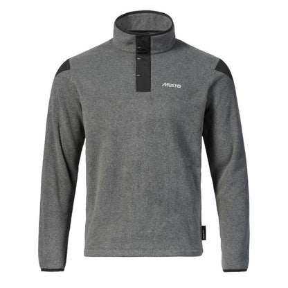 Musto Snap Pullover Fleece Dark Grey Marl - The Sporting Lodge