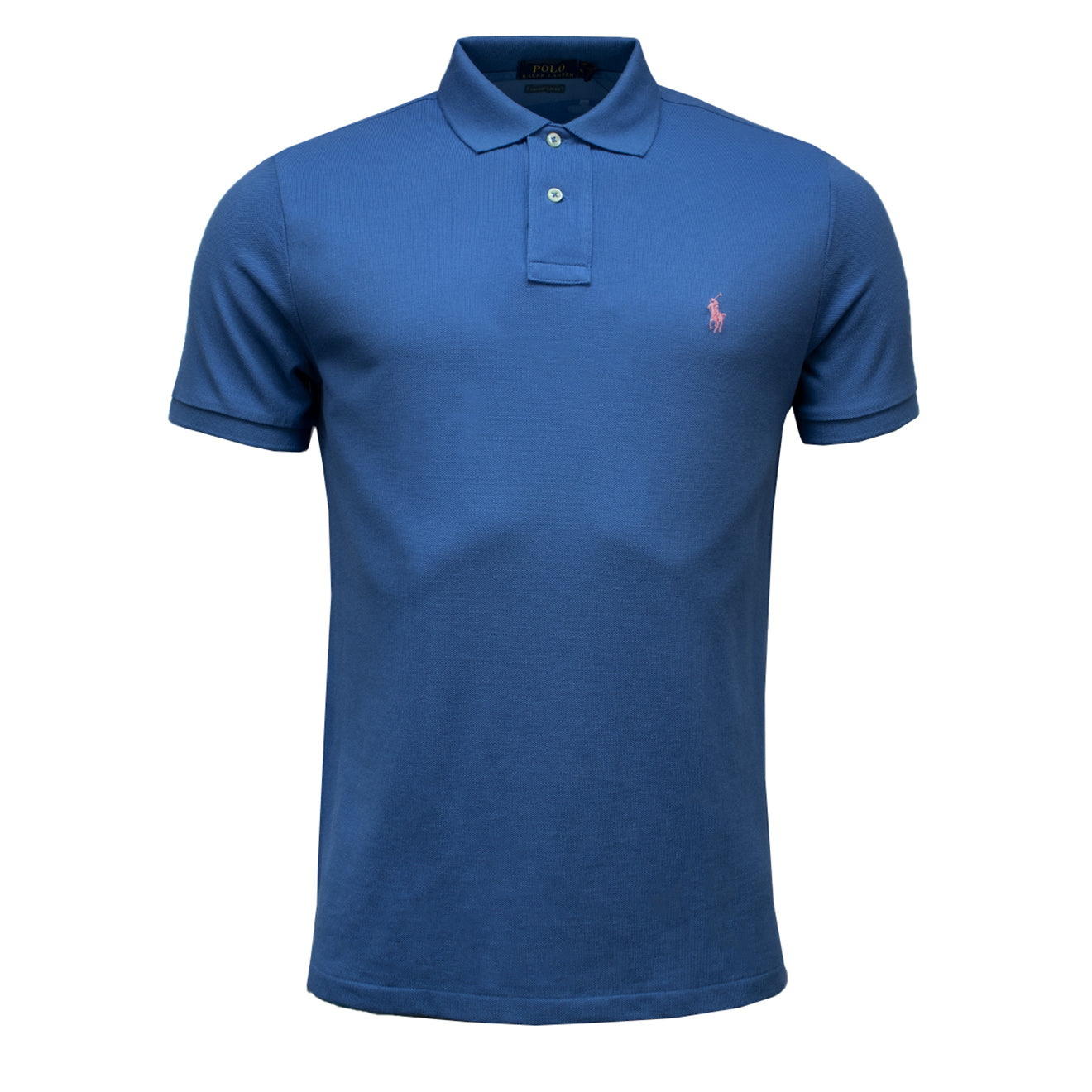 Polo Ralph Lauren Custom Slim Fit Mesh Polo French Blue