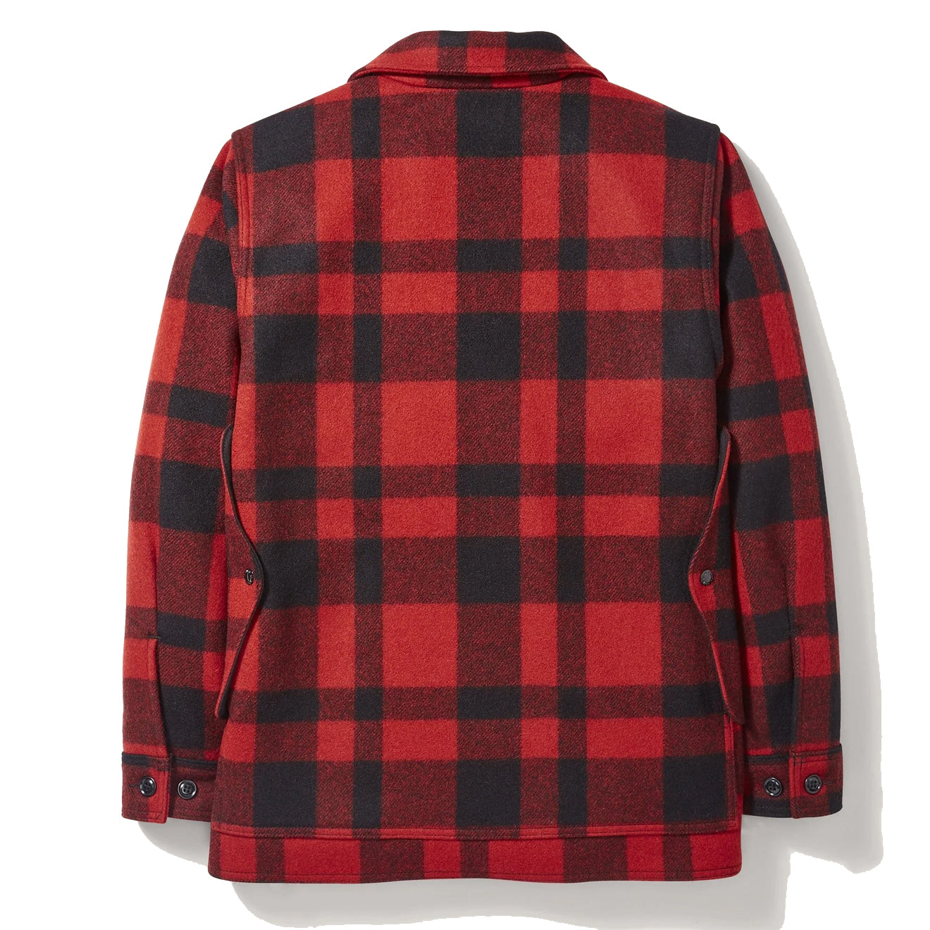 Filson Mackinaw Cruiser Jacket Red / Black Plaid - The Sporting Lodge