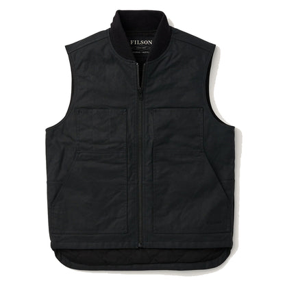 Filson Tin Cloth Insulated Work Vest Black - The Sporting Lodge