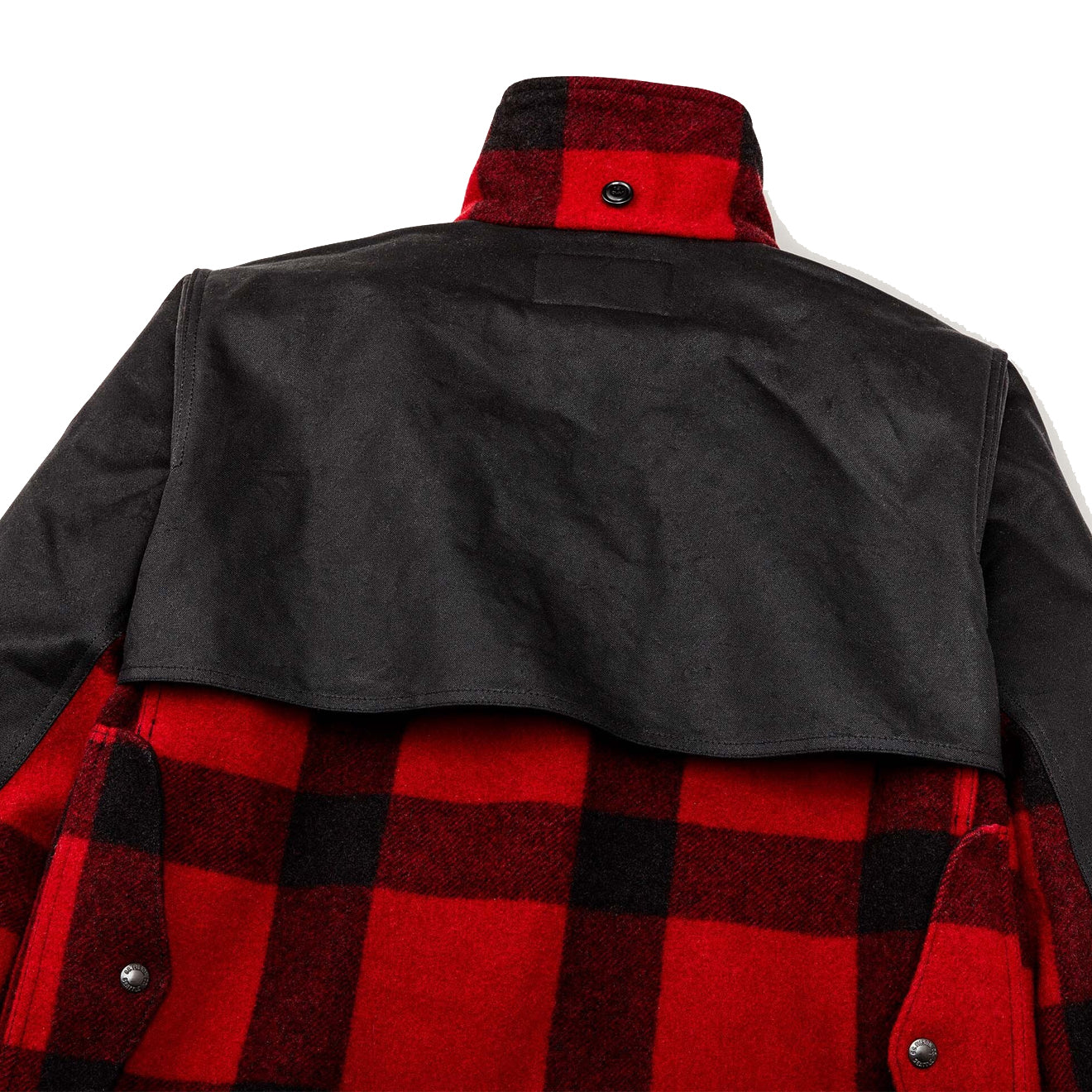 Filson Mackinaw Wool Double Coat Red Black Classic Plaid - The Sporting Lodge