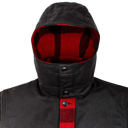 Filson Mackinaw Wool Double Coat Red Black Classic Plaid - The Sporting Lodge