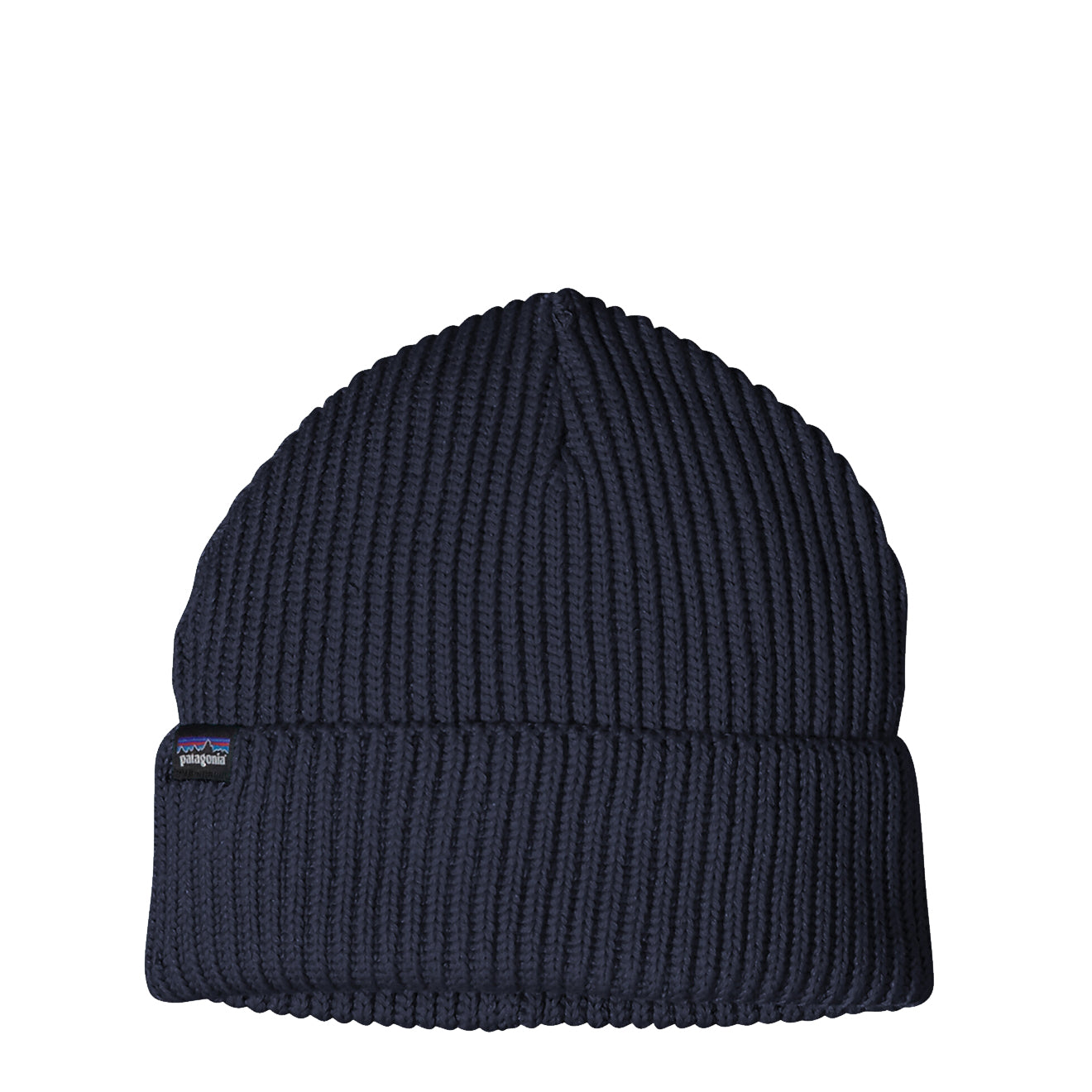 Patagonia Fishermans Rolled Beanie Navy Blue - The Sporting Lodge