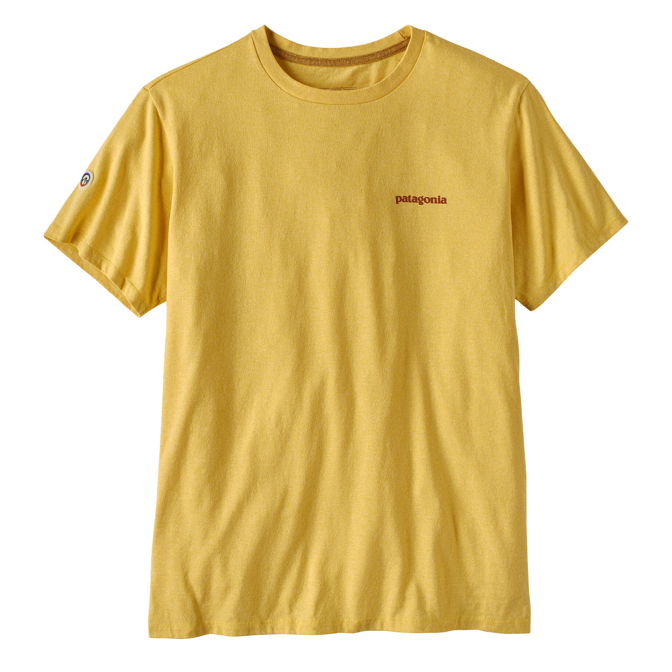 Patagonia Fitz Roy Icon Responsibili-Tee Milled Yellow - The Sporting Lodge