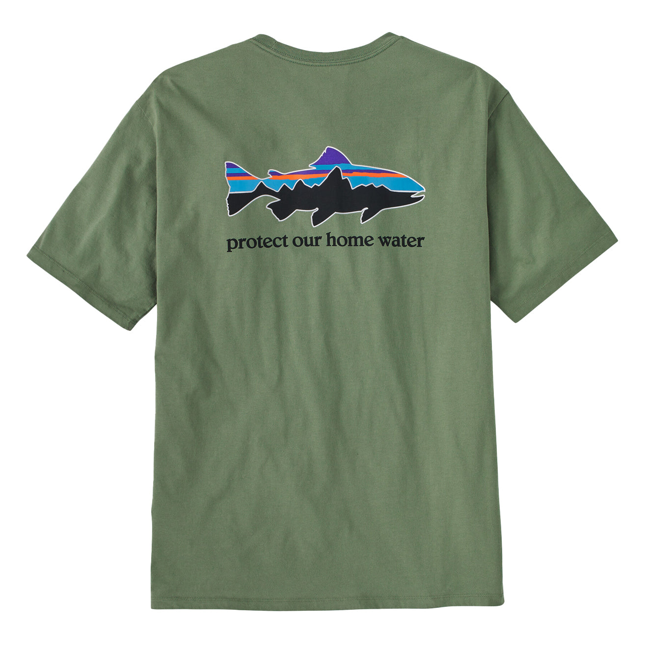 Patagonia Home Water Trout Organic T-Shirt Terrain Green